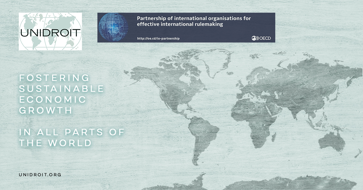 UNIDROITorg's tweet photo. UNIDROIT has recently joined the Partnership of International Organisations for Effective International Rulemaking established by the @OECD. Learn more at
https://t.co/gSRJUwkQTf...
#unidroit #oecd #iopartnership #irc #sustainaledevelopment
#privatelaw #internationaltrade https://t.co/Z5YzeR7Aqz