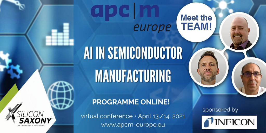 INFICON's tweet photo. We are very excited to be a Gold sponsor at this year’s APC|M Virtual Conference on April 13 and 14!
Check out the full agenda here: https://t.co/K0FR4bRSsR
This conference is packed with information on #AI in Semiconductor Manufacturing.
#INFICON #semi #sensors #SiSax https://t.co/JgJH6vgK0i