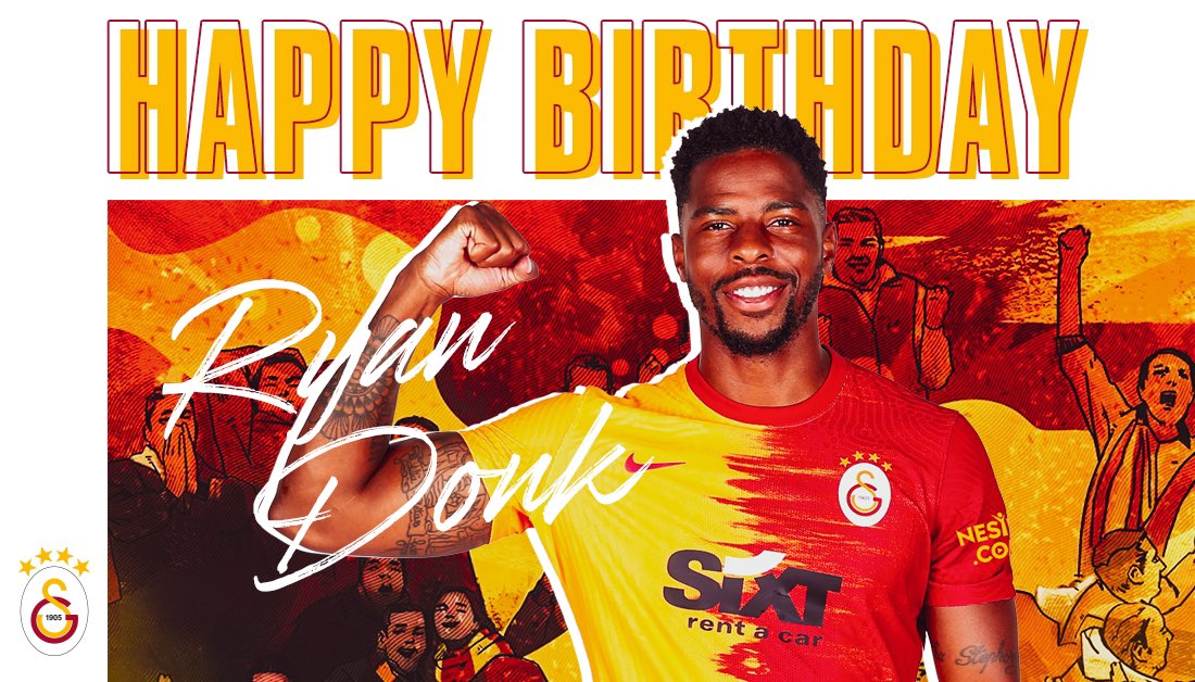 GalatasaraySK's tweet photo. İyi ki doğdun @Ryan_Donk18! 🎂 https://t.co/rSYm0PGwQO