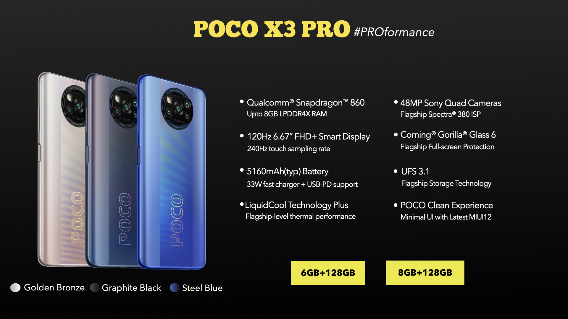 Poco x3 Pro 8/256 Black*