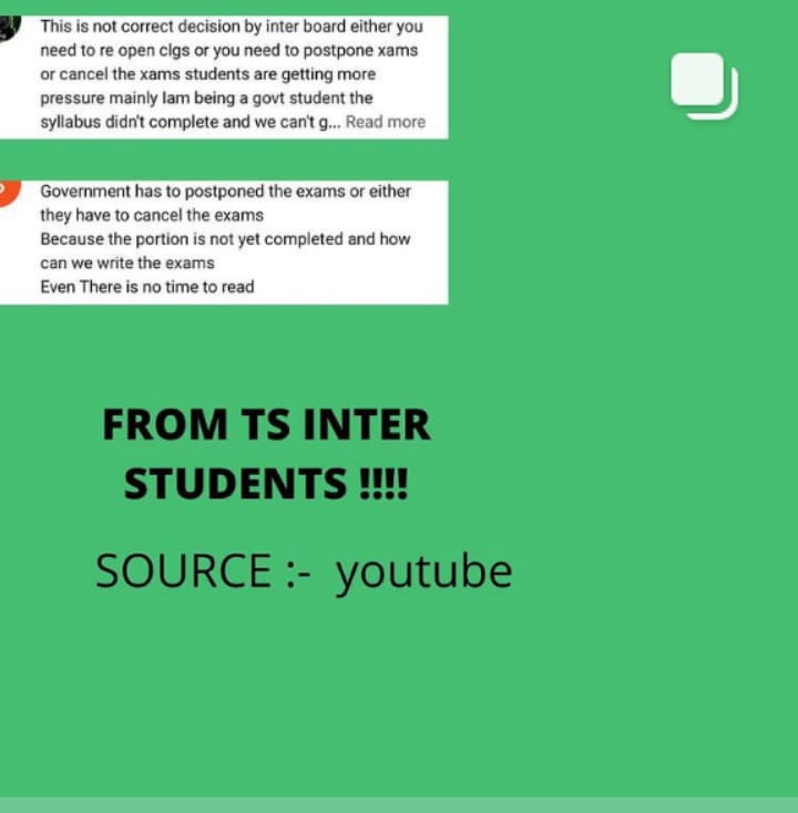 nanda_venna's tweet photo. We request the Government to promote both 1st and 2nd year students by taking a serious decision.
@KTRTRS @SabithaindraTRS @TV9Telangana @EduMinOfIndia @PawanKalyan @ANI #passinterstudents #inter2021 @usedgov https://t.co/G7EL7mALXS