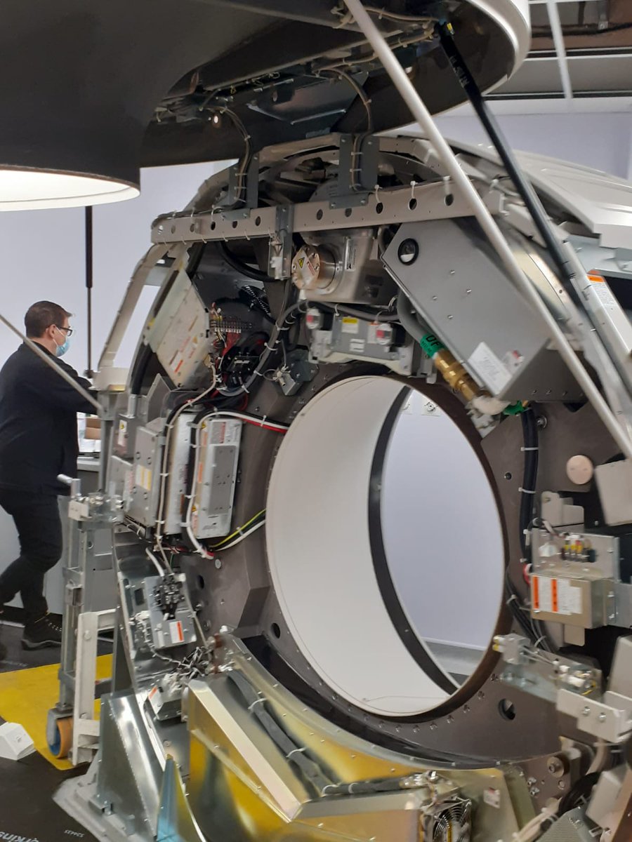Everyone in Radiotherapy at CGH is delighted with our new Canon Aquilion CT scanner that arrived yesterday. Thanks to Cartersand GMS for another great refurbishment. <a href="/gloshospitals/">Gloucestershire Hospitals NHS Foundation Trust</a> <a href="/GlosCancerServ1/">@GlosCancerServices 💙</a> <a href="/DSDivisionGHT/">D&S Division Gloucestershire Hospitals</a>