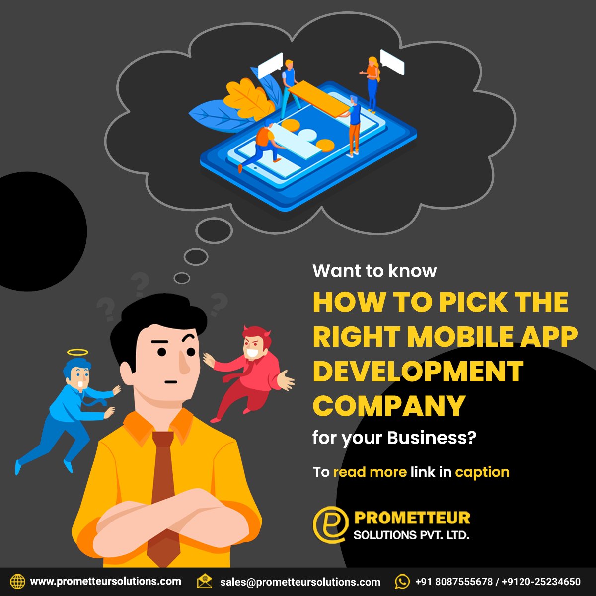 Iamprometteur's tweet photo. HOW TO PICK THE RIGHT MOBILE APP DEVELOPMENT COMPANY.
.
Click on the below Link to know more.
url-https://t.co/VKNk3i8FF2
.
#mobileappdevelopment #appdevelopment #prometteursolutions #mobileapp #mobileapps #mobileappdesign #webdevelopment #android #ios #appdeveloper https://t.co/9AfwUPhaWL