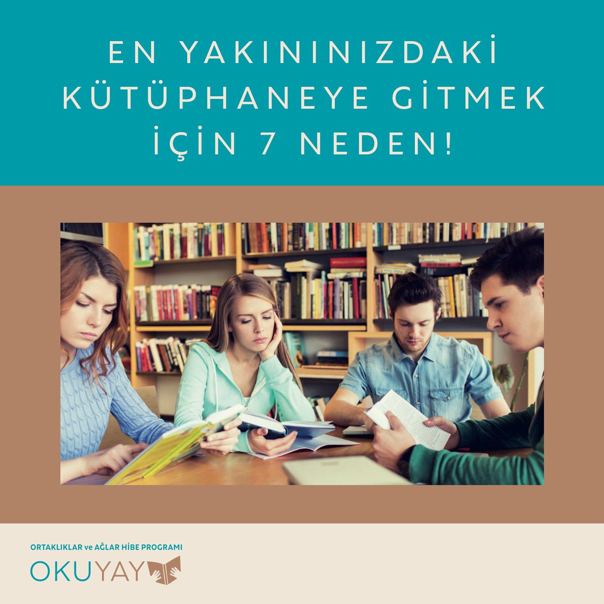 okuyayplatformu's tweet photo. 57. Kütüphane Haftasını Kutlamaya devam ediyoruz! Kütüphaneler raflarında ve dijital ortamında bulunan sayısız kitap, dergi, gazete ve sundukları bilgi hizmetleriyle, -gezici kütüphane hizmeti de dahil- fiziksel ve sanal erişim imkânları yaratarak kitaba ve bilgiye + https://t.co/gPpOwsDdxL