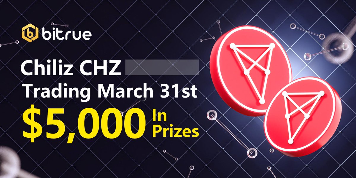 BitrueOfficial's tweet photo. Bitrue are adding support for Chiliz $CHZ from @Chiliz, with $USDT trading starting tomorrow at 08:00 UTC!

Deposits are open NOW, and we have $5,000 in prizes going to early depositors. More info - https://t.co/qFOUmt5MH0 https://t.co/4Zw8f8VFvv