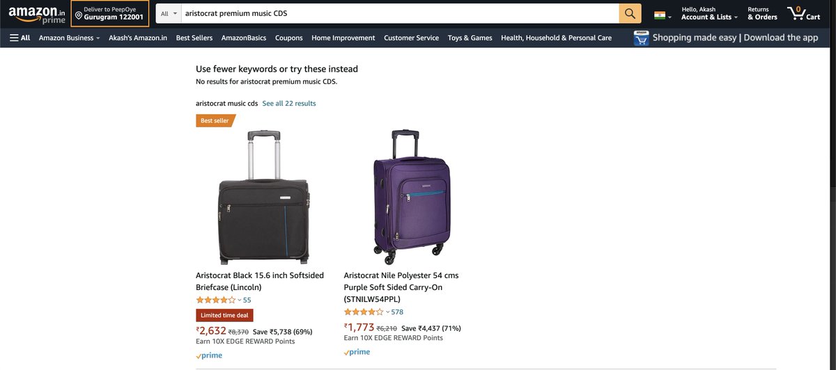 peepoye_'s tweet photo. Really? Music CDs of Aristocrat Premium @ajaydevgn?
you selling CDs or liquor?
couldn't buy these on Amazon or Flipkart? Do let me know where to buy these or if you have ever bought these for your own!
#StopSurrogateAds #BeTheRealStar
(Context Video👉👉 https://t.co/gh6y3fgyFP) https://t.co/COPJGKXKPC