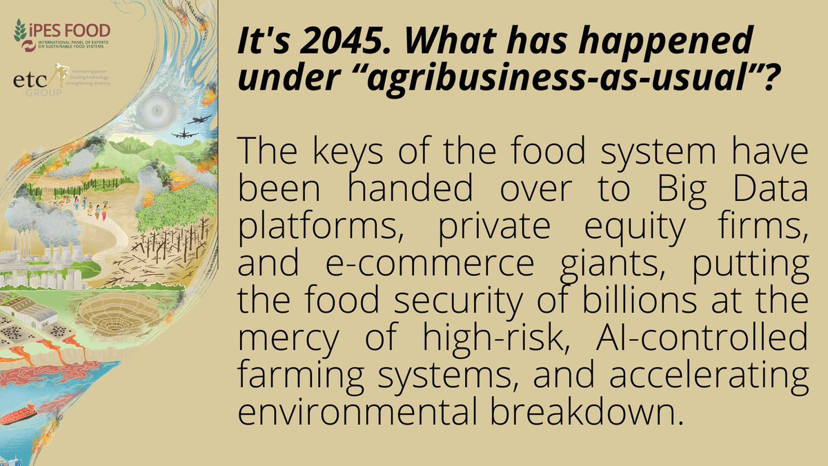 "Agribusiness-as-usual" means a powerful few control  #food tech & farming  #data. But civil society can fight back. A  #LongFoodMovement can boost post-pandemic resilience, slash emissions in ag. by 75%, & shift $4 trillion to sustainable food & farming:  http://bit.ly/longfood 