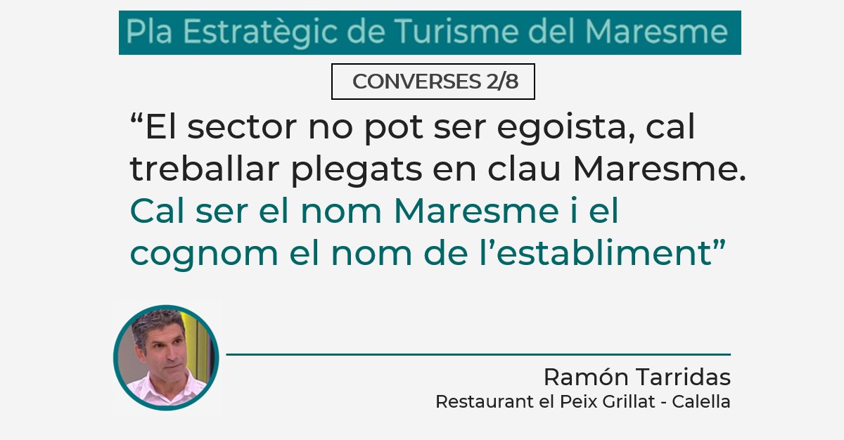 CostaBcnMaresme's tweet photo. 🎙️Ramón Tarridas - Restaurant El Peix Grillat de Calella https://t.co/L3BO8O6RWy
