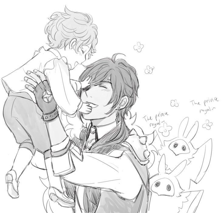 Little Caelus tags along to watch papa work for one day 