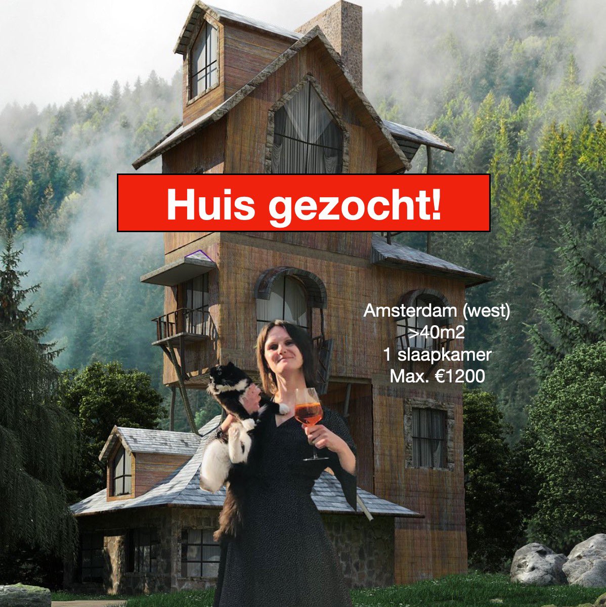 LiekeMalcorps's tweet photo. Help a girl out! Ik zoek een huis in #Amsterdam. Heb je tips of ben je een Prins Bernhard? Stuur me een DM. 
🍾+🎂 voor de gouden tip. RT=💜 https://t.co/xO8j3ILHib