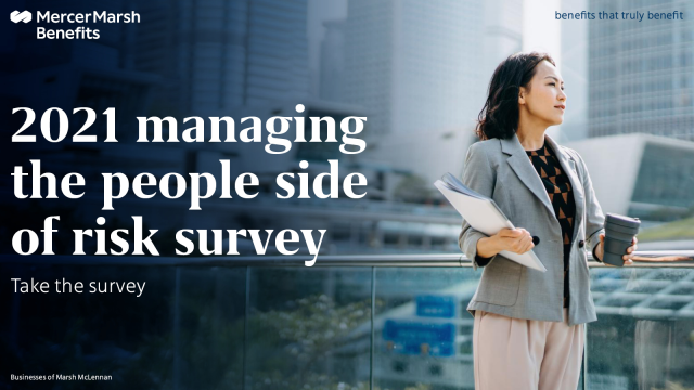 Is your company prepared to manage the people #risks brought on by a challenging and volatile environment? Participate in our survey on the likelihood and impact of people risks. #HR #Benefits bit.ly/3sEdJ1B