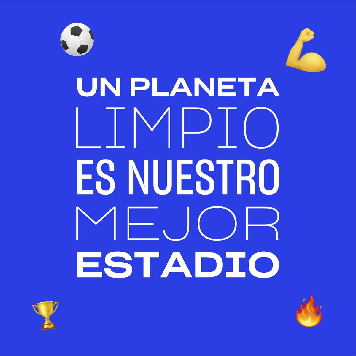 proyectoganar's tweet photo. ✌️ @proyectoganar 
#JuegaLimpioGanaSalud
Un planeta limpio es nuestro mejor estadio
💪❤️⚽️
@Deportecanario @FFLasPalmas @FIFTenerife https://t.co/BmC8KCNlCN