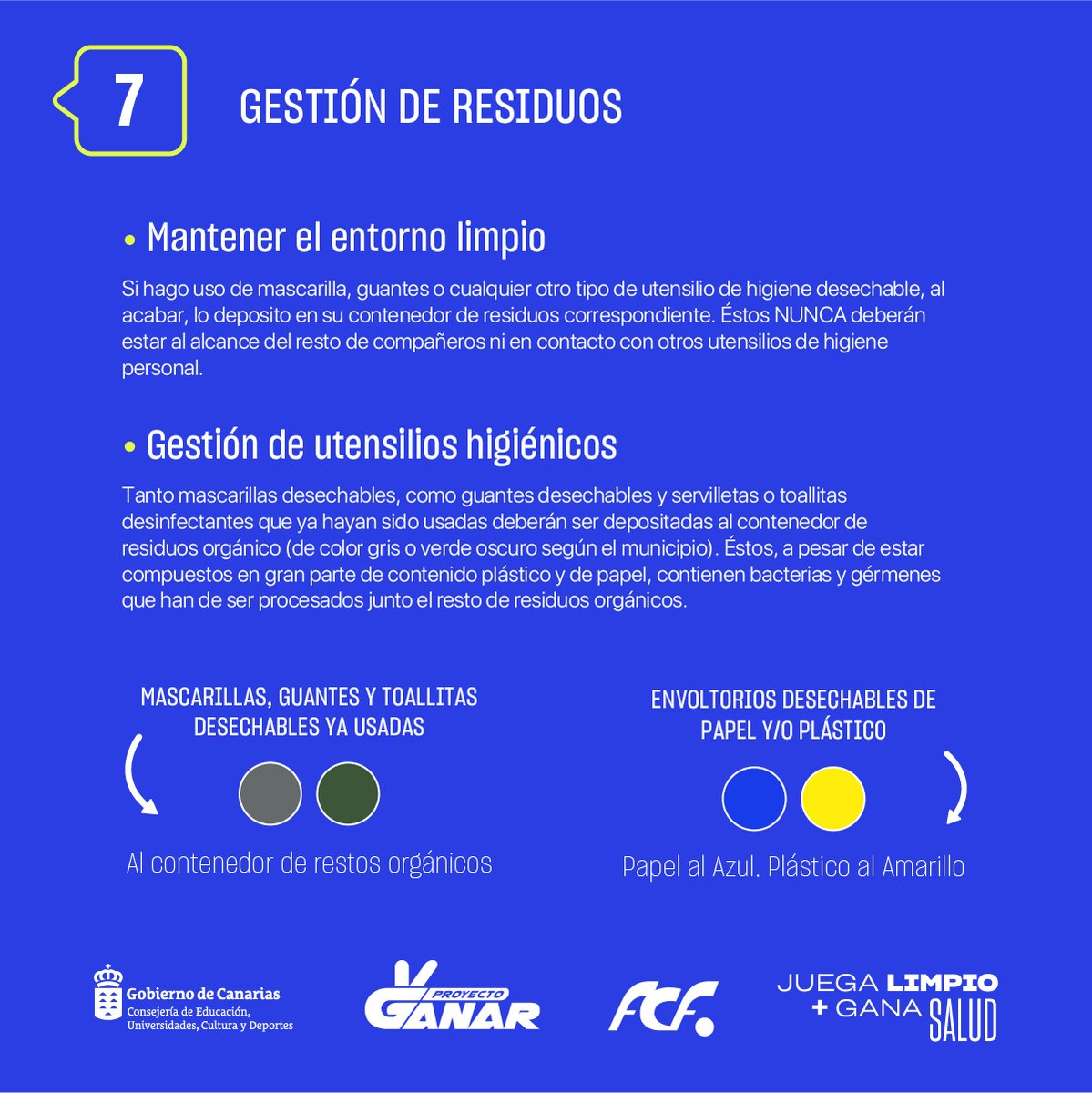 proyectoganar's tweet photo. ✌️ @proyectoganar 
#JuegaLimpioGanaSalud
Un planeta limpio es nuestro mejor estadio
💪❤️⚽️
@Deportecanario @FFLasPalmas @FIFTenerife https://t.co/BmC8KCNlCN
