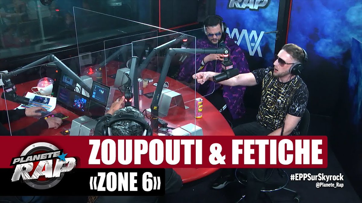SkyrockFM's tweet photo. 🚨 Hier soir dans @Planete_Rap Zoupouti et Fetiche ont lâché en LIVE #Zone6 extrait de la B.O d' #EnPassantPécho !! 💥
🎥 https://t.co/OBoL8k7VCh
Et RDV à 20H pour la suite de la semaine @Planete_Rap de la BO d' #EnPassantPecho !! 🔥#EPPSurSkyrock https://t.co/ijYYrEC5yf