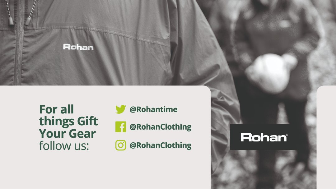 giftyourgear's tweet photo. Did you know we are moving all things Gift Your Gear over to @Rohantime?  

To continue the journey with us, please follow @Rohantime. https://t.co/XwgcP62ByC