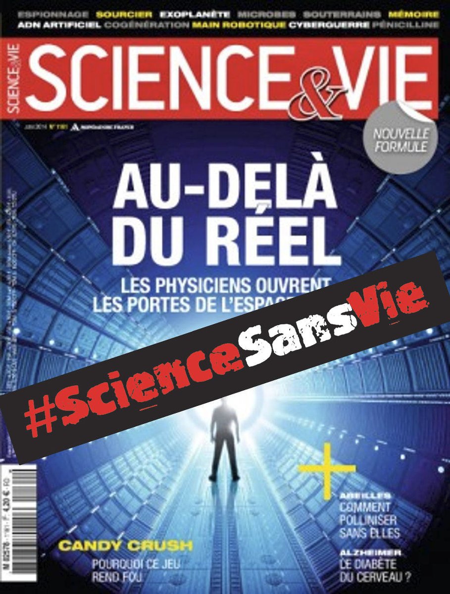 SauvonsMedias's tweet photo. Cela semble au-delà du réel ? @ReworldMedia a détruit le magazine @science_et_vie. 
#ScienceSansVie @Sonia_Devillers @SDJ_Science_Vie @unboutdumonde_ @NicoMartinFC @CageJulia https://t.co/CWYQjmD2rs