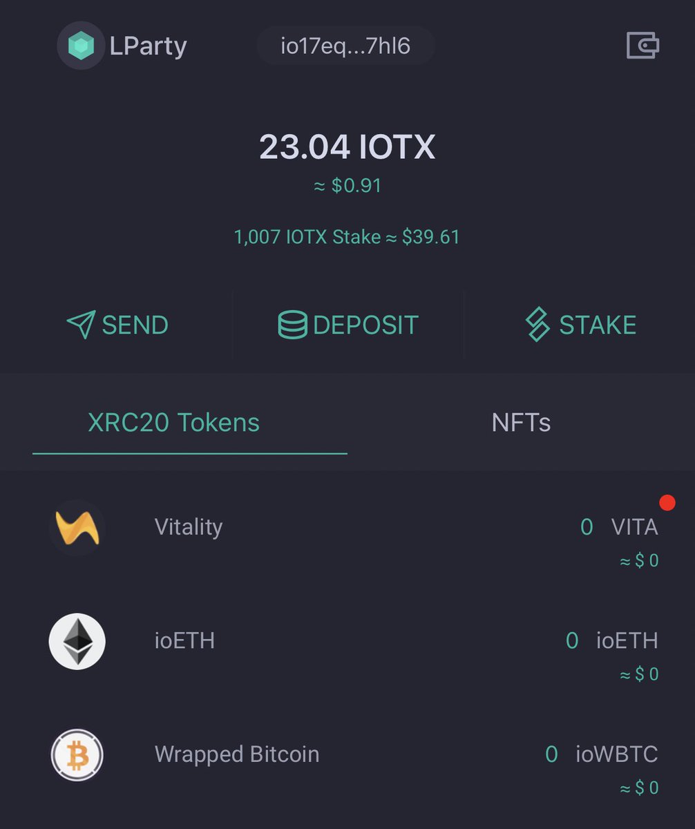 iotex_io's tweet photo. Introducing new updates to the ioPay Wallet for Mobile + Desktop! 💱

• XRC20 Token + NFT Tabs
• Cross-chain Swaps via ioTube
• Stake $IOTX + Claim $VITA
• Updated Dapps Registry

A seamless way to enjoy the IoTeX Network: https://t.co/qC20tydibT https://t.co/N8sPbF0ayx