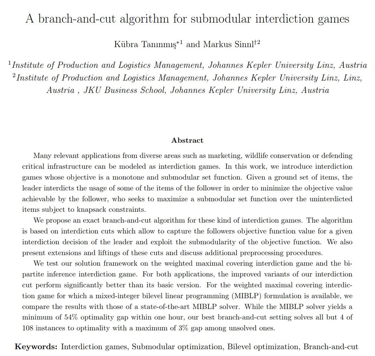 msinnl's tweet image. #Submodularity 🤝#Interdiction #games /w K. Taninmis #ORMS arxiv.org/abs/2103.15788