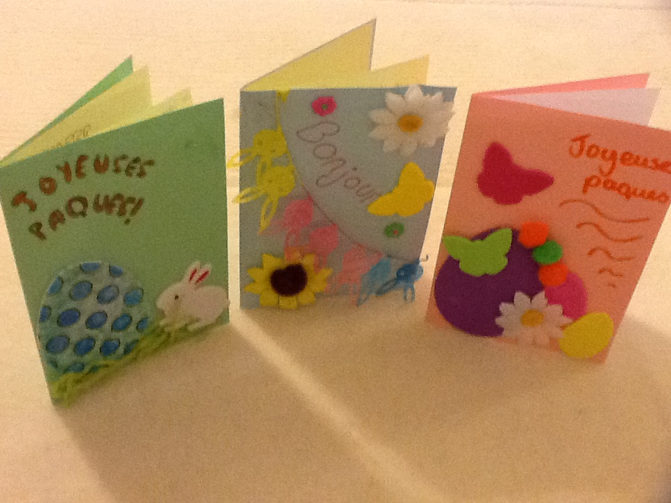 CHSLanguages's tweet photo. Our Year 8 French classes had fun making Easter cards for their french penpals. Joyeuses Paques! https://t.co/Togb0INb5C