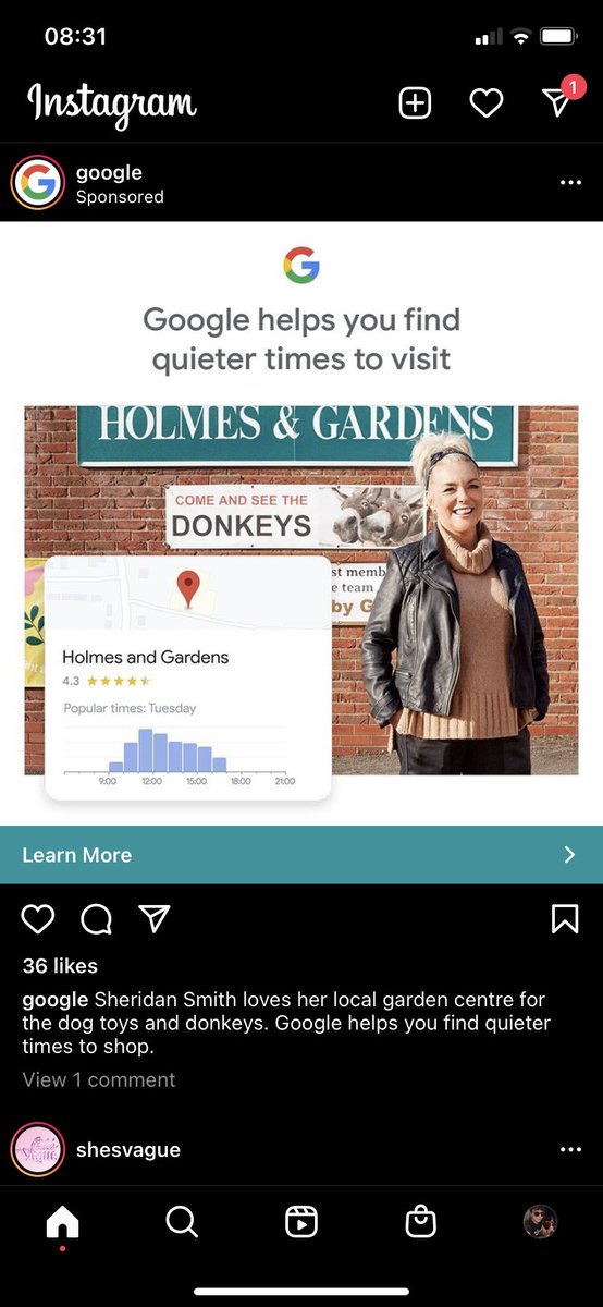 sophballantine's tweet photo. So much to unpack in this sponsored ad - we’re living in an alternate reality I’m sure of it https://t.co/tE1UHeVRnF