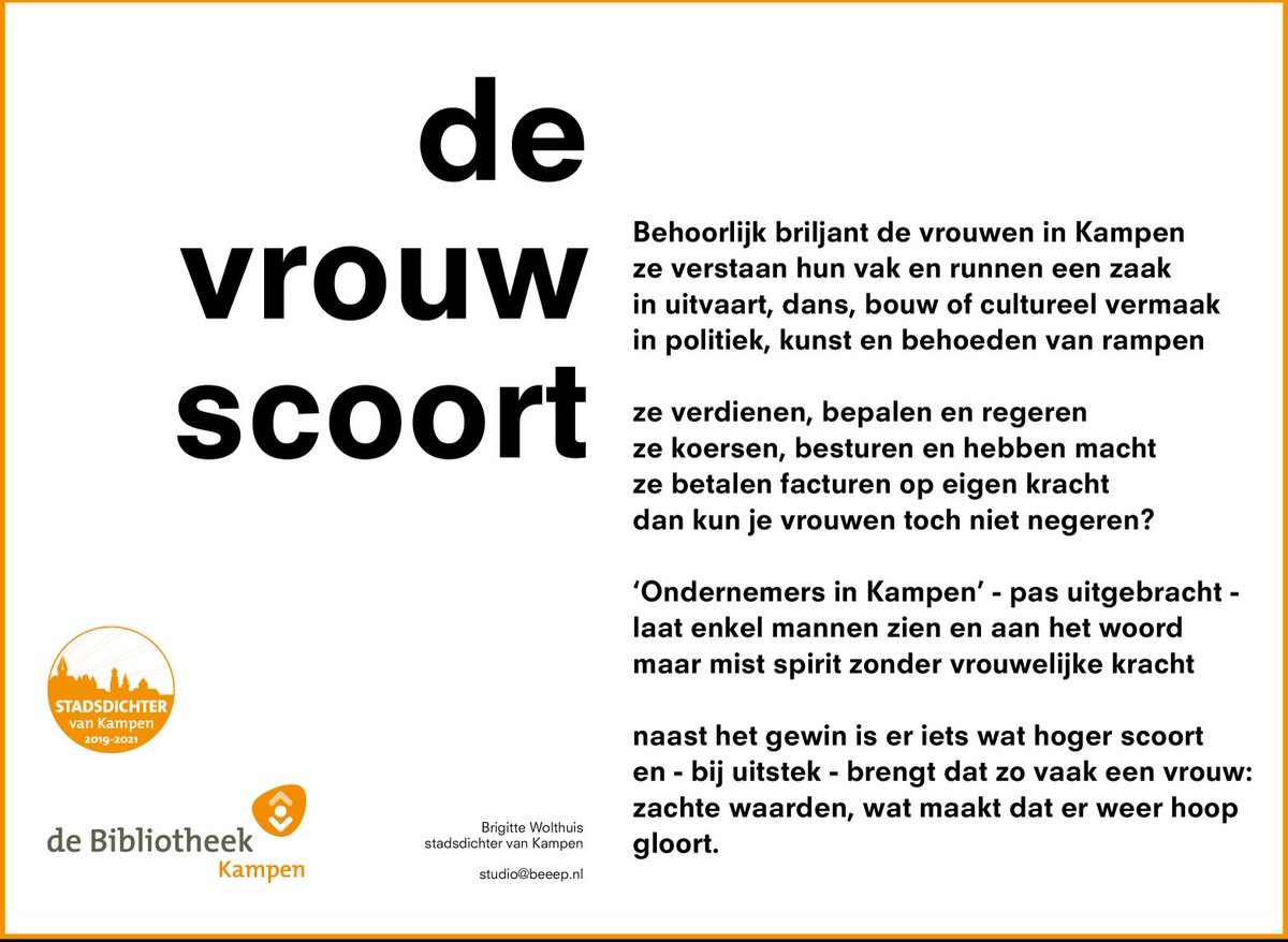 Graag meer vrouwen uit Kampen in beeld!