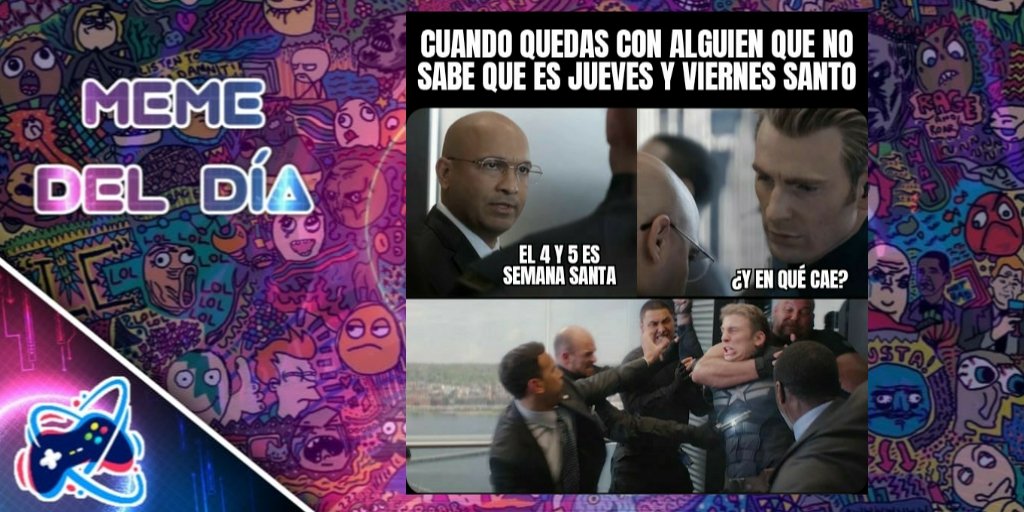 🤡🤡🤡 MEME DEL DÍA 🤡🤡🤡

Para los más despistados... El 4 y el 5 es fiesta siiii!!! 

ESTAMOS EN SEMANA SANTA... y si la fiesta es #juevessanto y #viernessanto

#torrijas #semanasanta #vacaciones #descanso #memedeldia #memes #gamergirl #memesvideojuegos #diversion #humor