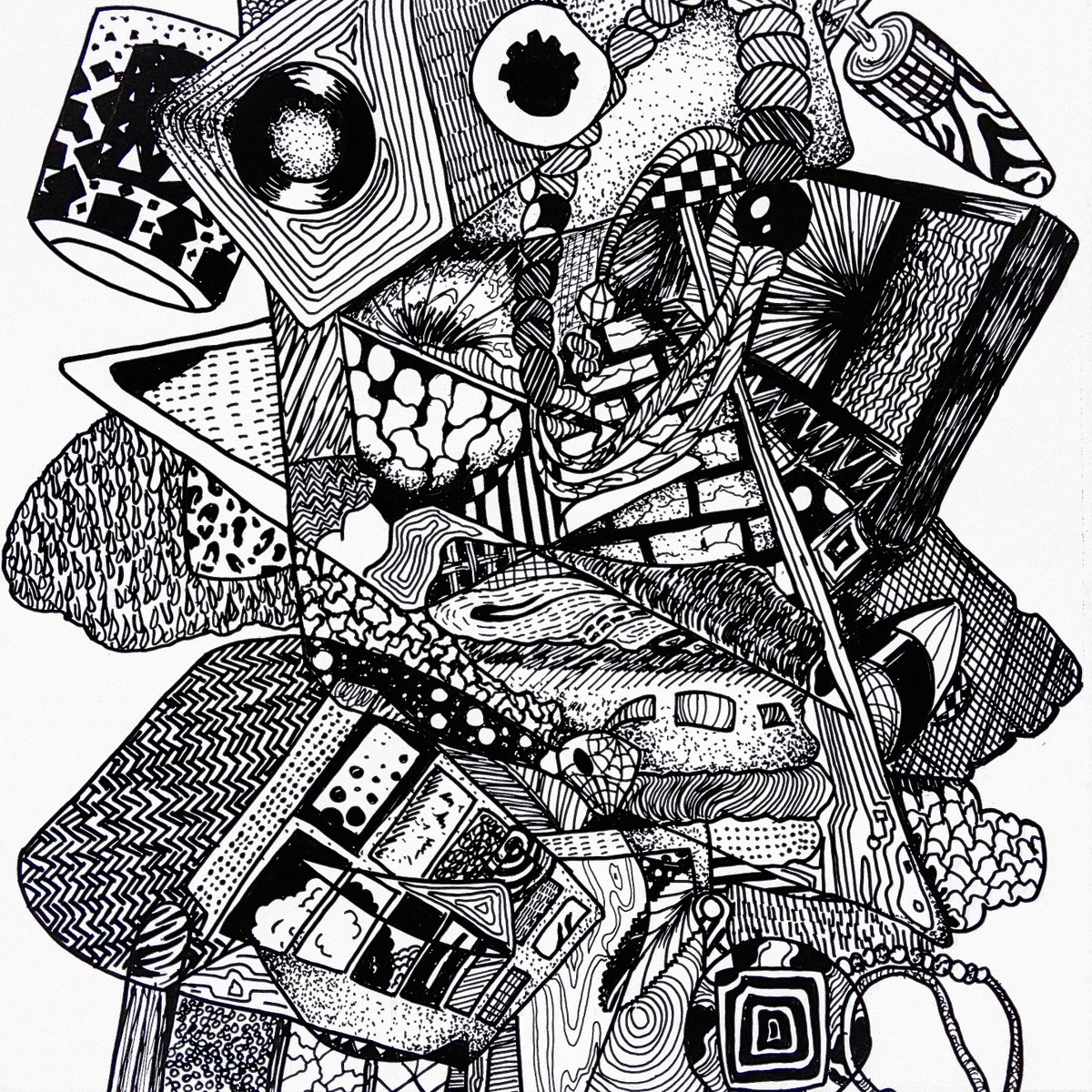 aishaofcl's tweet photo. This illustration was part of a class assignment back in foundation year at @ICAVCU 💛 What do you see 👀? https://t.co/Y7OIcqXvlW