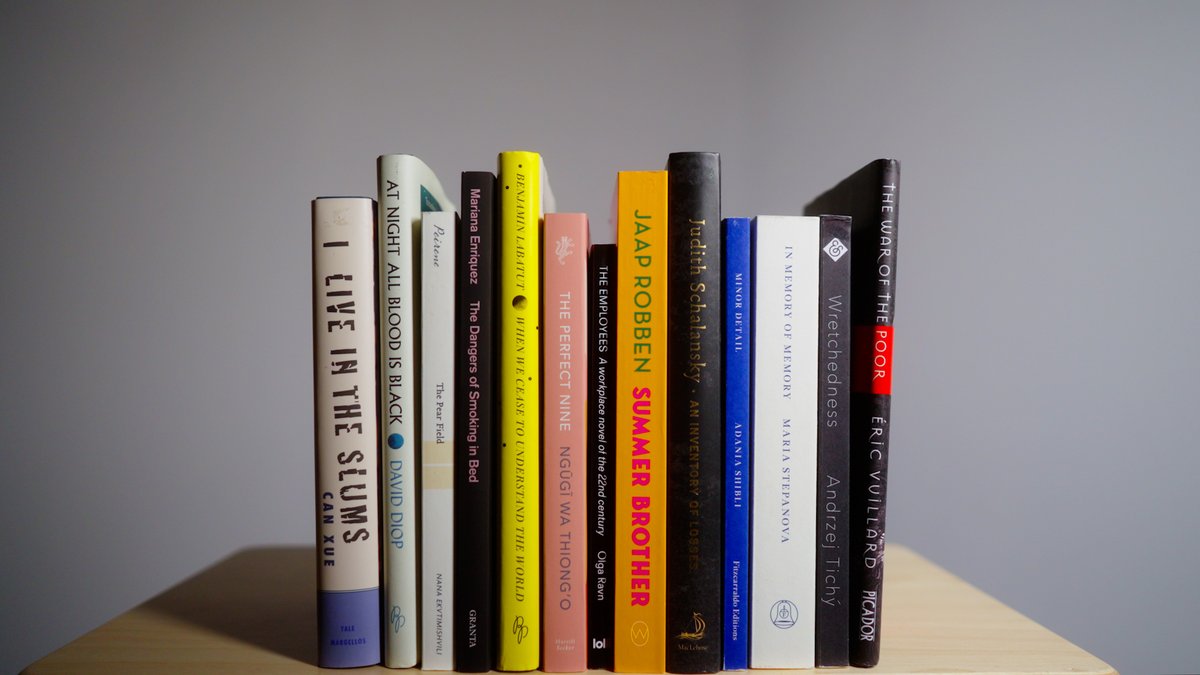 thebookseller's tweet photo. The longlist for the 2021 International @TheBookerPrizes, worth £50,000, features a book translated by its author for the first time, with @NgugiWaThiongo_ recognised. Meanwhile indies @FitzcarraldoEds and @PushkinPress have clinched two nominations each! https://t.co/asG0A2g02P https://t.co/HCTb1drdwr