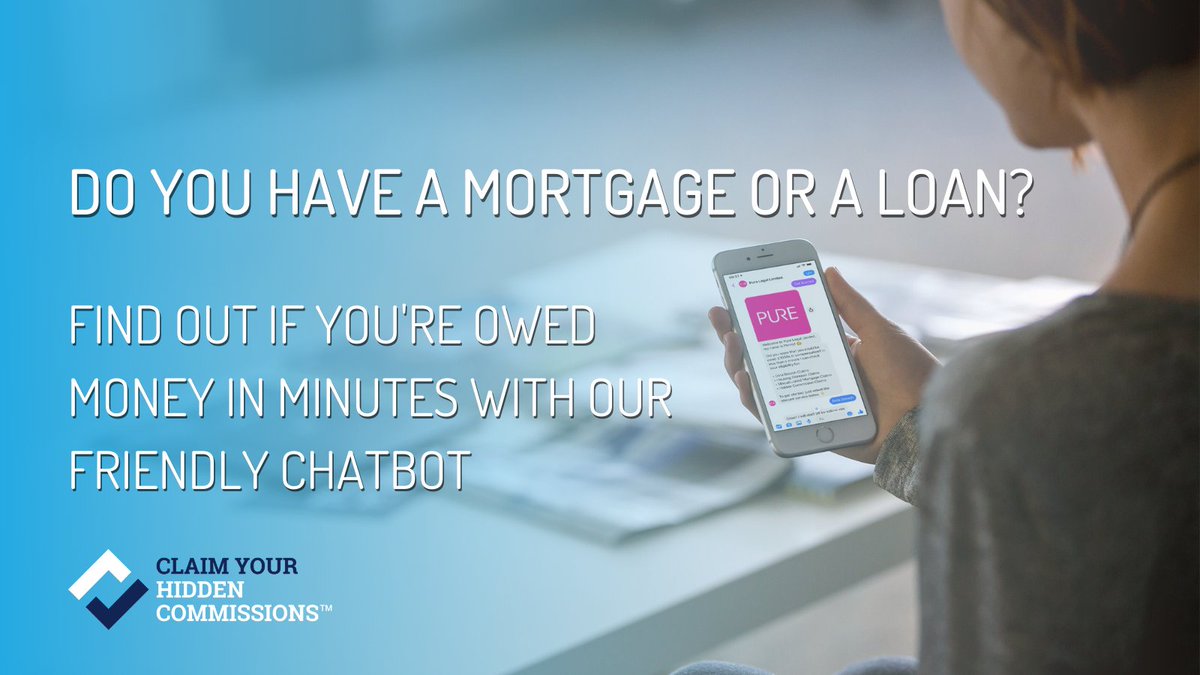 PureLegalLTD's tweet photo. If you took out a mortgage before November 2004 or a secured loan before 2009, you may be entitled to compensation 💷 Click here to check: https://t.co/mmxAHLC5Pq
#hiddencommissions #mortgage #lenders #claim #money #purelegal #loan #rates #commission https://t.co/8HnoX3dgJu