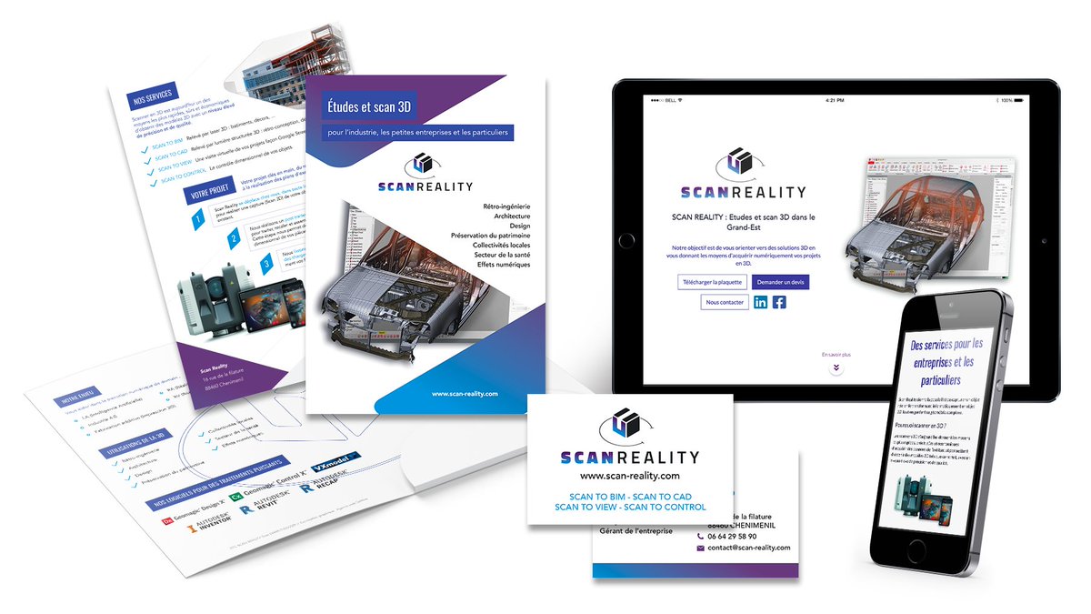 splitfire's tweet photo. Splitfire a collaboré avec Scan Reality pour le lancement de leur service de capture d'objets en 3D : #création du #website, communication #print et #cartesdevisite ! #projet #splitfire
Rendez-vous sur https://t.co/OAWlfNh7fe 👈 https://t.co/j28eiePWfY