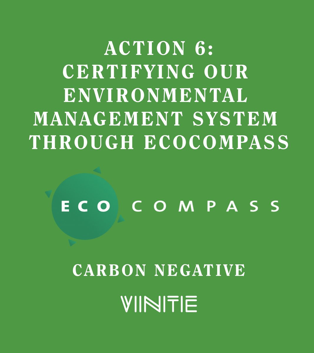 Our environmental management system has now been certified by @ekokompassi ! #carbonnegative