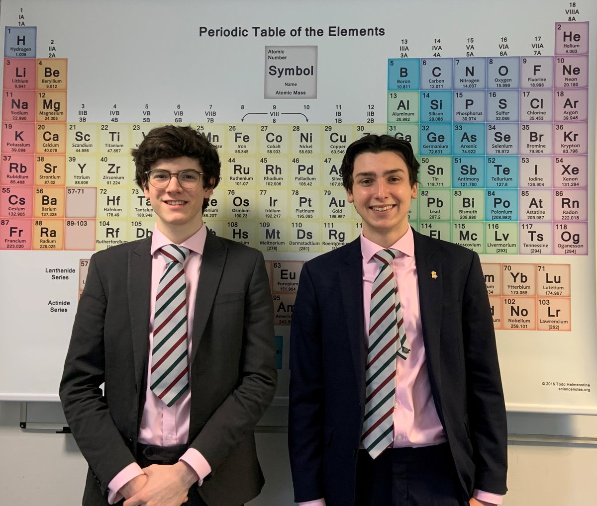 RGSGuildford's tweet photo. #RGSAcademic Congratulations to Salvatore and Alex for their outstanding achievements in Round 2 of the Chemistry Olympiad, having finished in the top 36 students in Round 1. Alex has been selected to represent the UK in the 53rd International Chemistry Olympiad in Osaka, Japan. https://t.co/SBCjQ6F7pU