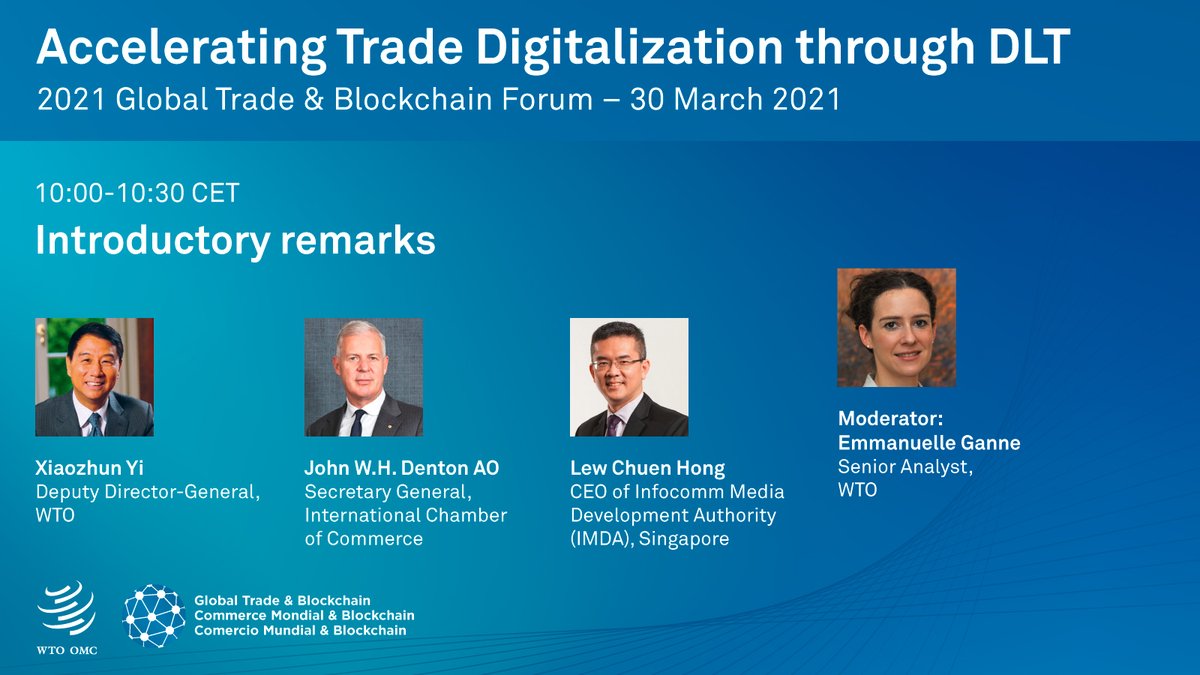 iccwbo's tweet photo. Watch the 2021 Global #Trade &amp; Blockchain Forum here:  

📹https://t.co/vWfxZ4SsXt https://t.co/CXfCIncC4i