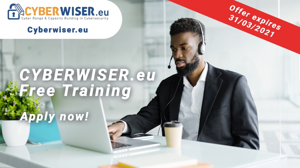 cyberwiser's tweet photo. The #CYBERWISER free trial is the opportunity for #SMEs, #Research & Academia and Large Companies to #cybertrain #cyberrange their staff on our platform with a customisable learning path tailored to their needs. Apply before Wednesday 31st March: https://t.co/zn1yhCTHy7 https://t.co/Lbtw4SahvT