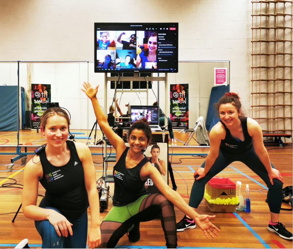 SSCEindhoven's tweet photo. On Wed 31 March the 5th Masterclass &amp; Talk: 'Upper and Total body conditioning'. A challenging workout and fun Aftertalk via MS Teams with your instructors! Register now via the website! #ssceindhoven #fontys #tueindhoven https://t.co/PwTqImrodO