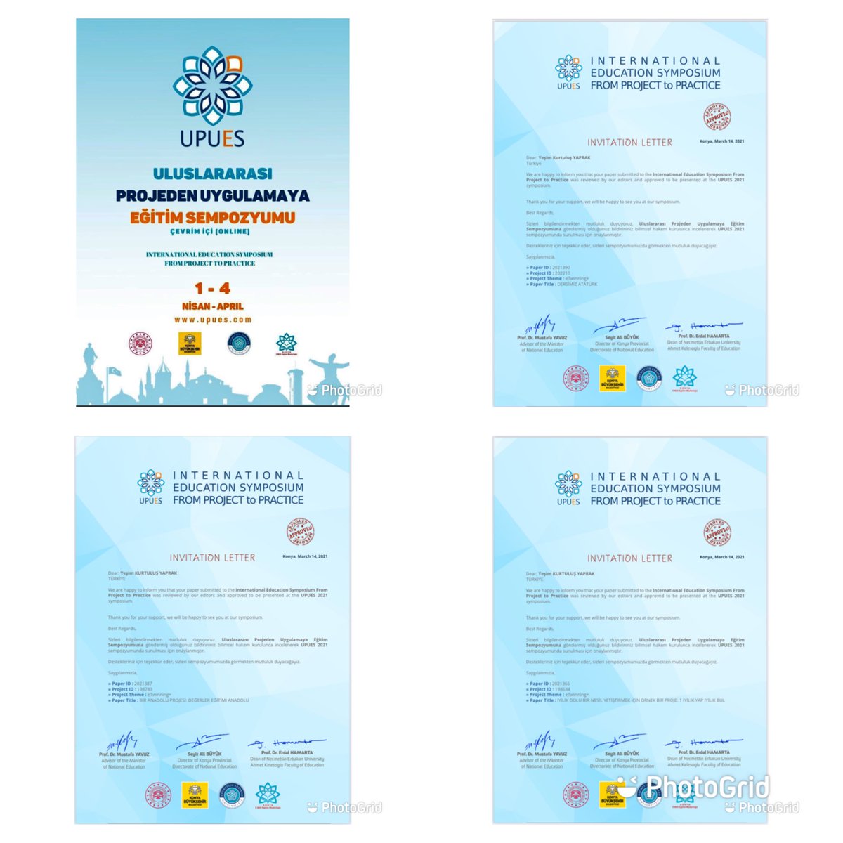 yeskur's tweet photo. Ortağı olduğum “ Dersimiz Atatürk “, “ 1 İyilik Yap İyilik Bul “ ve “ Değerler Eğitimi Anadolu “ eTwinning projeleri Uluslararası Projeden Uygulamaya Eğitim Sempozyumu’nda... 3 projemiz bildiri hakkı kazanmıştır. Tüm ortaklarıma teşekkür ederim. @eTwinningMersin @tretwinning https://t.co/FuTc8SFni1