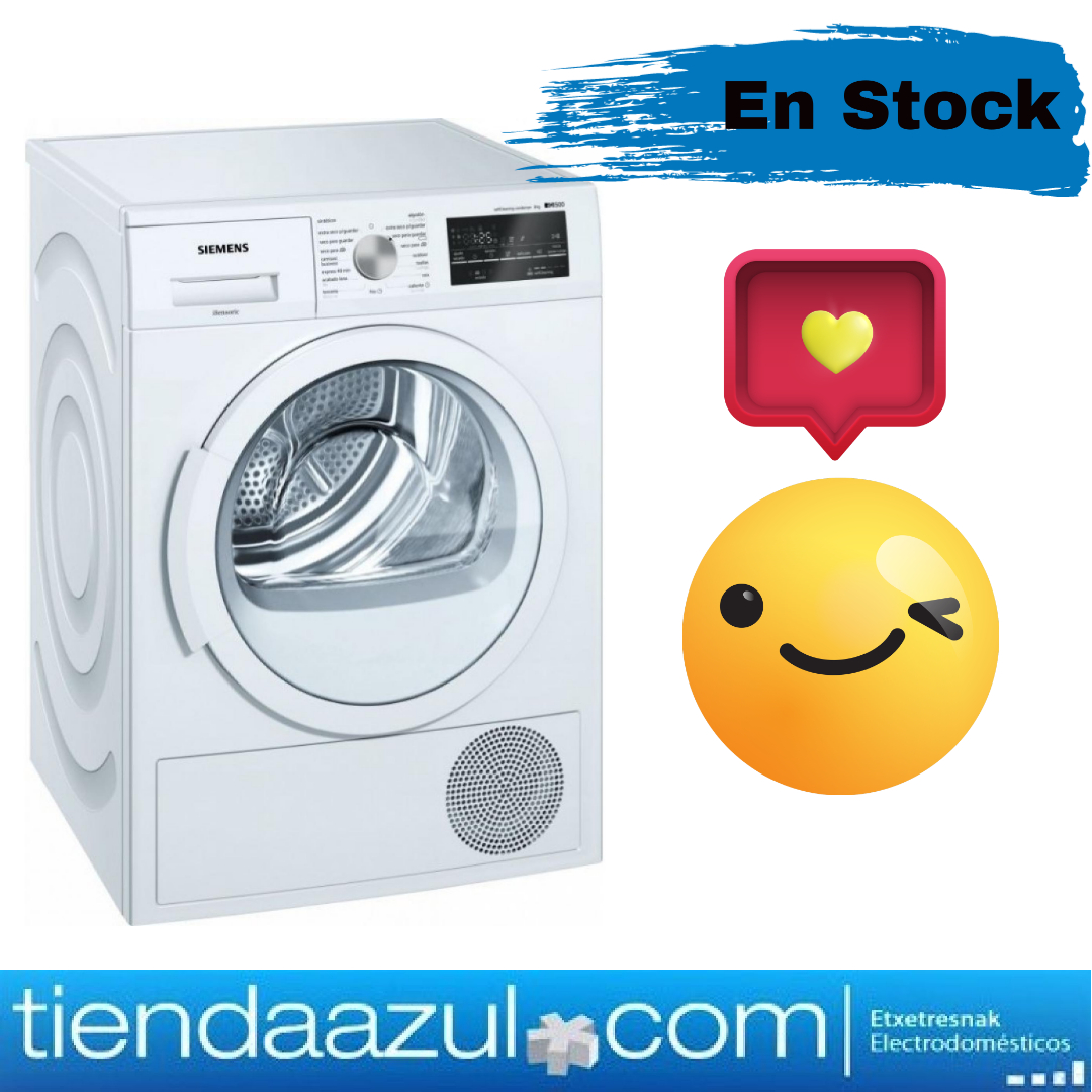 TiendaAzul's tweet photo. 😍𝙎𝙀𝘾𝘼𝘿𝙊𝙍𝘼 𝙎𝙄𝙀𝙈𝙀𝙉𝙎😍
Secadora con bomba de calor y condensador autolimpiante. Seca hasta en
35 minutos más rápido.
https://t.co/w231I7Y6Zc
☎91 903 83 83
☎93 164 16 31
💻https://t.co/muJqzukntr
#Electrodomésticos #Televisores #Frigorificos #Lavadoras #Cocinas https://t.co/wFiEVQXH3a