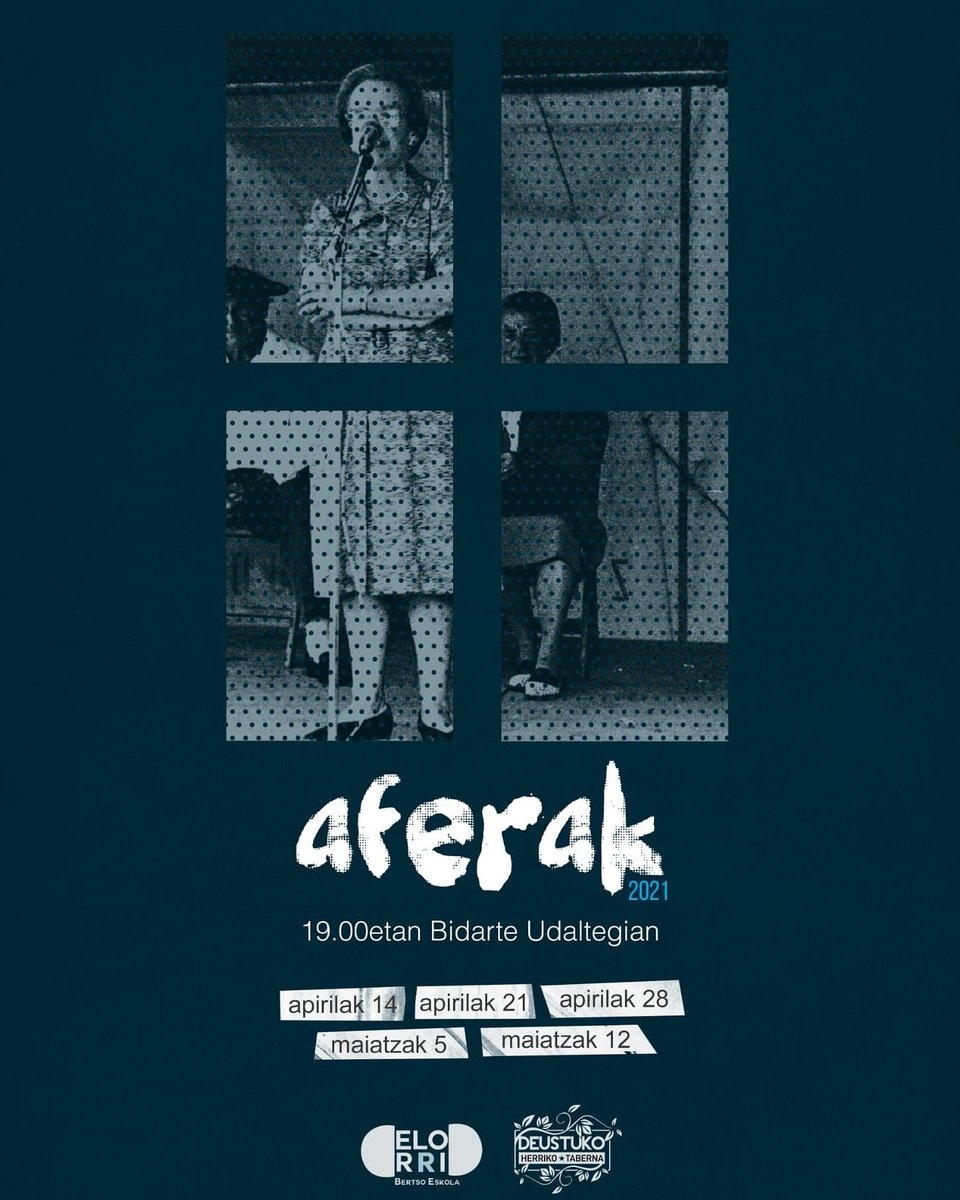 Bueltan dira #Aferak ! Berbaizun ere sarrerak egongo dira! #ElorriBertsoEskola #DeustukoHerrikoTaberna #Bertsolaritza
