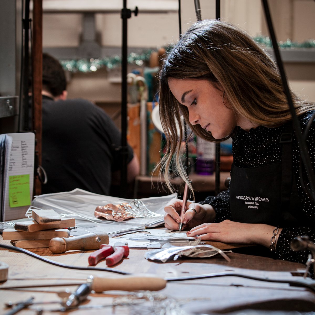 hamiltoninches's tweet photo. "As a designer-maker, you can be asked to create all sorts of wild and wonderful ideas which is great. Special commissions and one-off pieces allow us to challenge and excel in certain aspects of our craft." 

- Read Trainee Silversmith, Ruth Page's story: https://t.co/o7gGCghwkX https://t.co/HIAARNTVLN