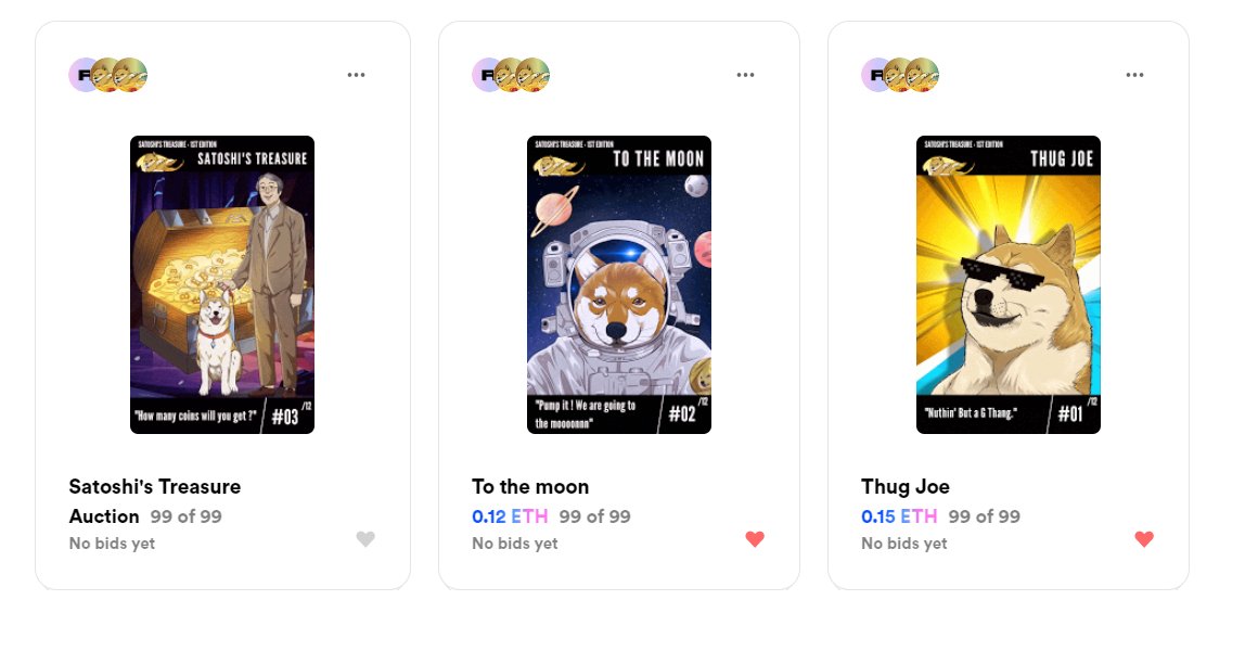 Satoshihuntgame's tweet photo. @ThisisNFTs Wanna join a treasure hunt? Play with our NFT cards. Follow the tracks of the shibas companions and try to discover Satoshi's secret wallet!
https://t.co/q5EuBnaqoc https://t.co/4cvJ24AD7V
