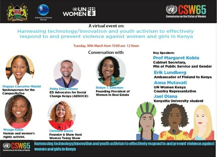 Ka_Gitonga's tweet photo. ...more than ever before....this generation has been privileged with the direct access of social media platforms ...each of us can speak up and be heard ....from world over...
#csw65ke #CSW65 #EndGBV @UN_Women @FinnishEmbNBO @wirekenya https://t.co/zFzuhNCGs4