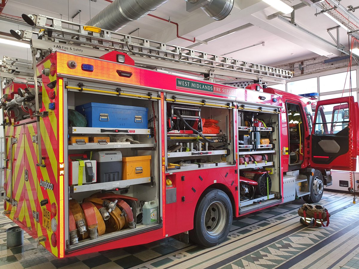 WMFSAston's tweet photo. 🟢Daily check of the appliance and equipment at Aston🟢 #aston #wmfs #dailychecks #safety https://t.co/UodKqgnACk
