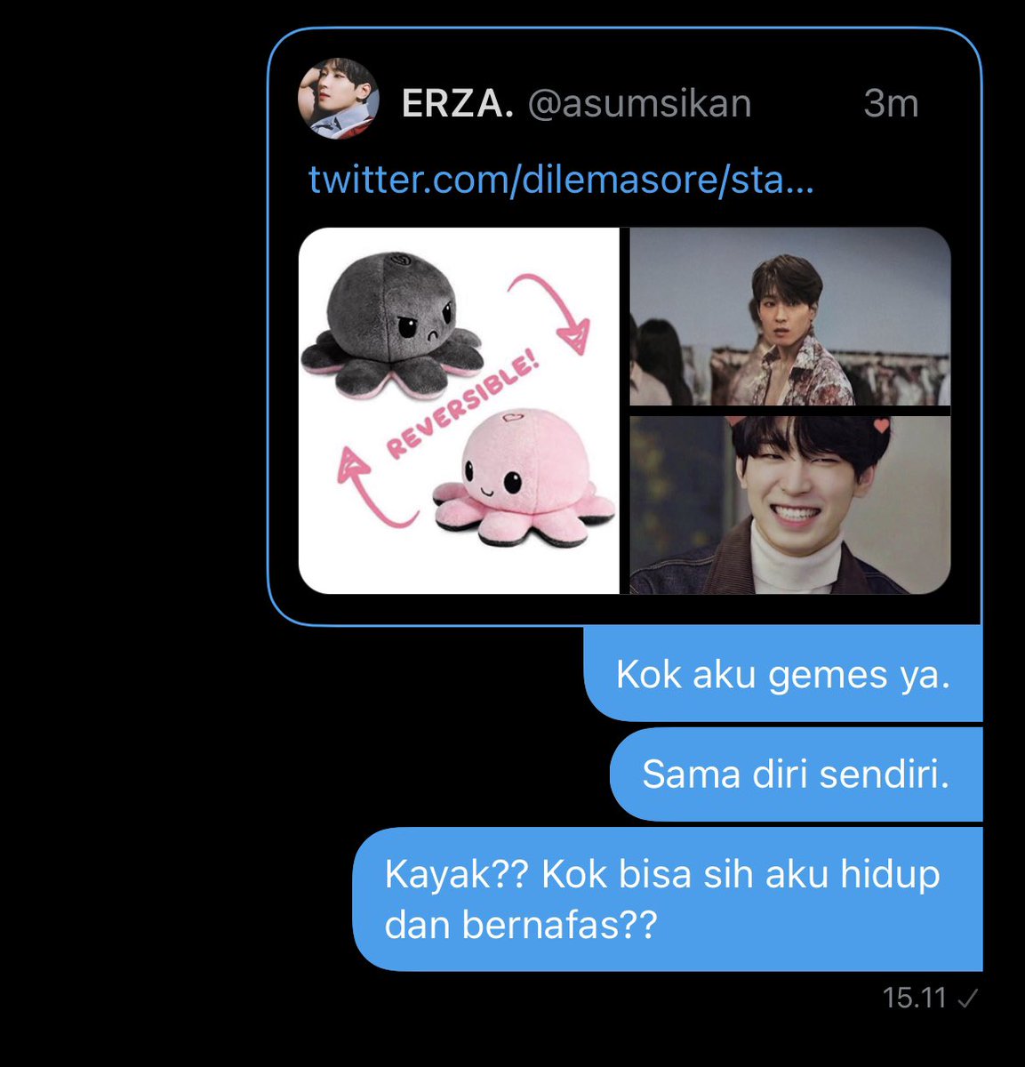 asumsikan's tweet photo. Cinta diri sendiri, be like: https://t.co/yKOKEhW5IH