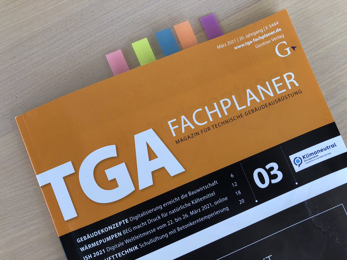 SEIFERTpr's tweet photo. Heute freuen wir uns über geballte Qualität auf knapp sechs Seiten. In der aktuellen Ausgabe der Fachzeitschrift TGA Fachplaner sind vier unserer Kunden veröffentlicht - zwei Reportagen und drei Produktmeldungen kamen bei der Redaktion gut an. 😃
.
#Pressearbeit #SeifertPR https://t.co/Mc0t4coudZ