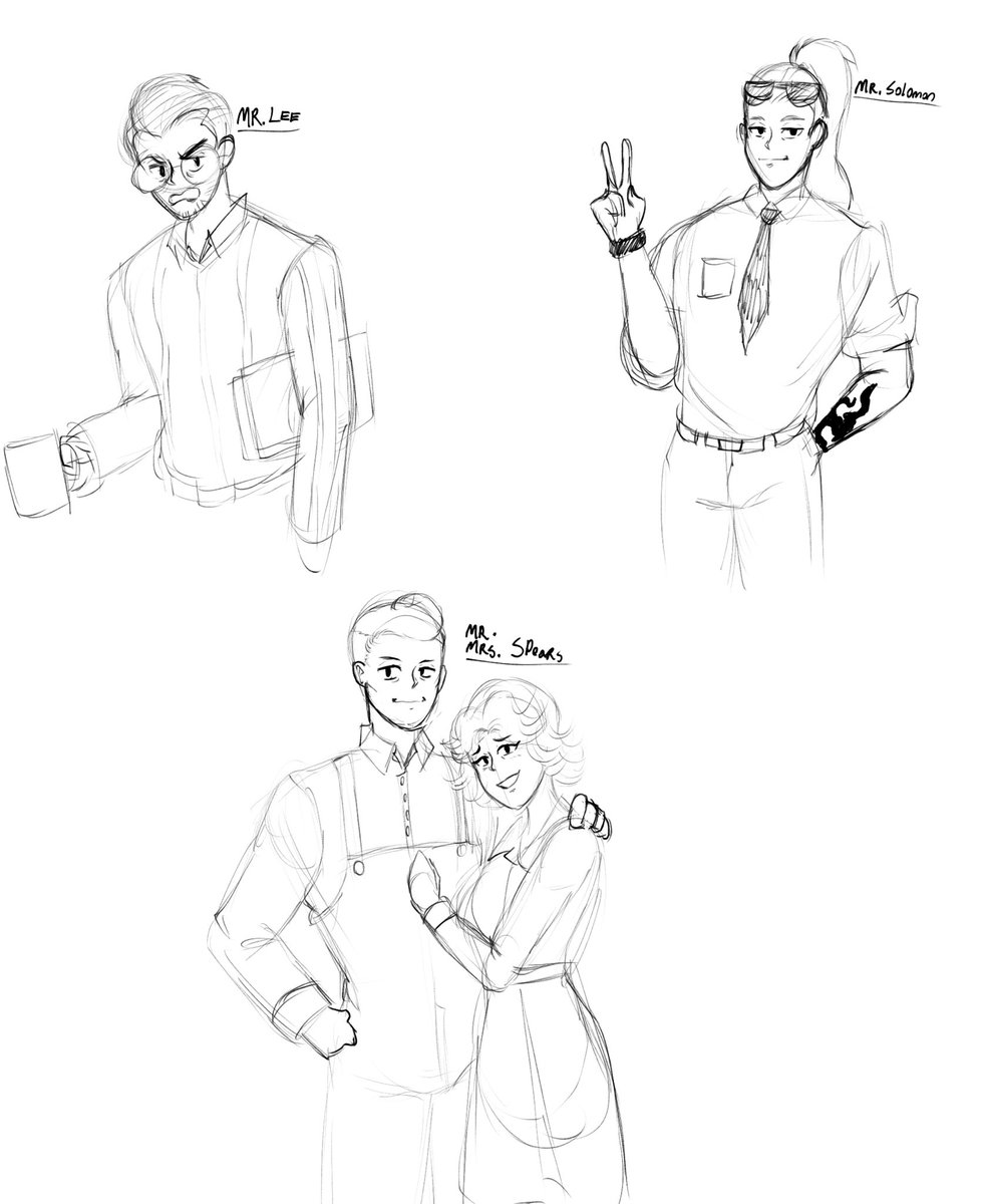 Characters from chapter 1 and 2.