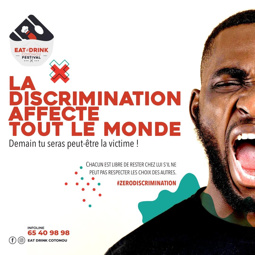 Pensée du Jour
‘Chacun est libre de rester chez lui s’il ne peut respecter les choix des autres.’
Disons tous NON à la discrimination.
#EatDrinkCotonou
#MerciCotonou
#zerodiscrimination