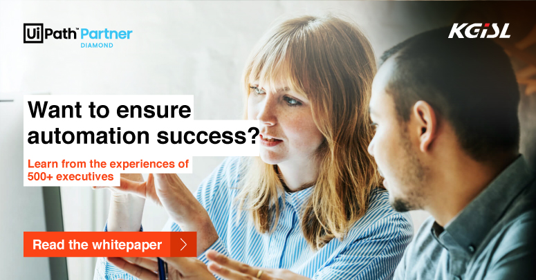 Learn from over 500 high-level business &amp; technology executives’ experience on RPA. Know how #RPA helped their organizations grow more resilient, agile &amp; creative.

kgisl.com/gss/white-pape…

#Automation #Uipath #AI #Bots #businesstransformations #Innovation #Ebook