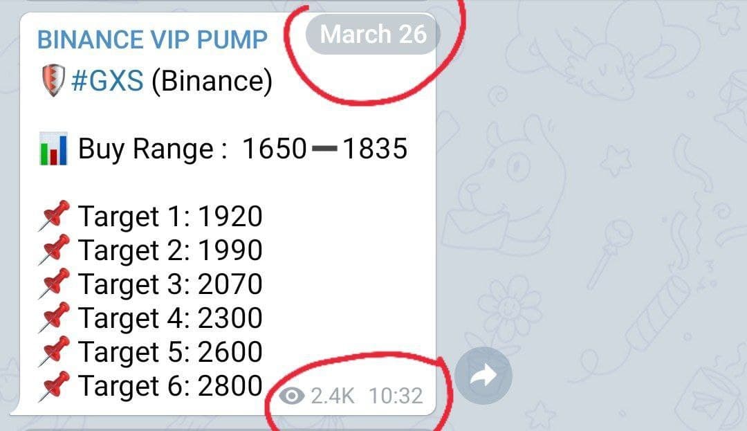 BinanceVIPSig's tweet photo. #GXS   Vip Signal Proof  👆
Compare the time according to my timezone in both screenshots. https://t.co/6QyiFzPyG0
