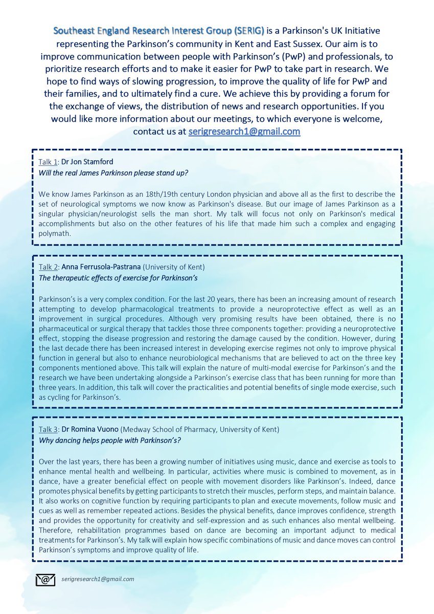 SERIG Research Interest Group tweet media