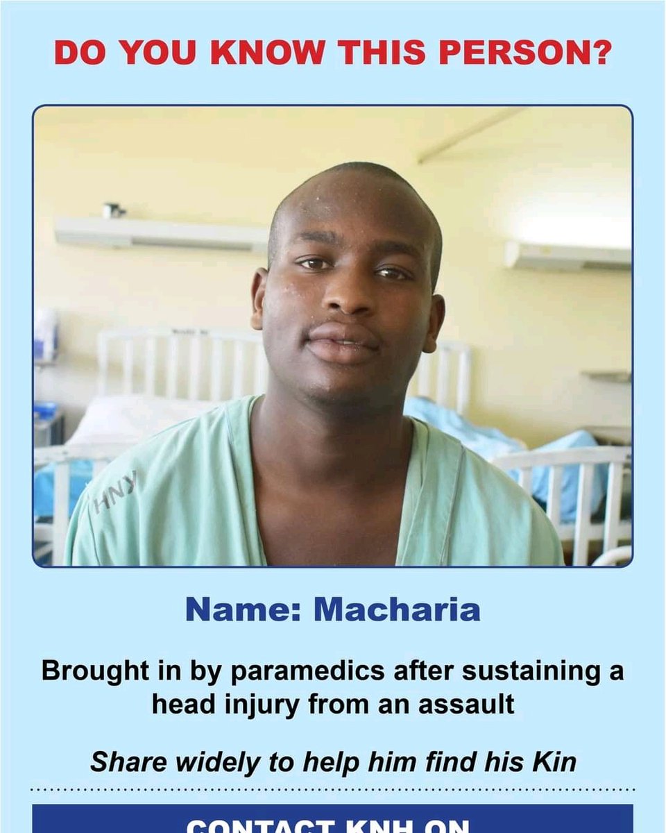 KNH_hospital's tweet photo. Share widely to help them find their kin. https://t.co/dPkWut29sN